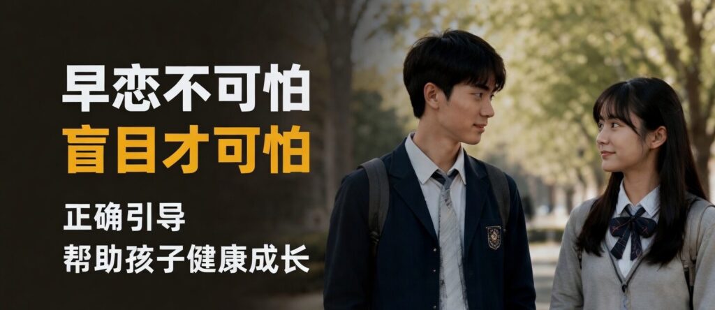 孩子早恋怎么办?家长越管越叛逆时,先做好这3步